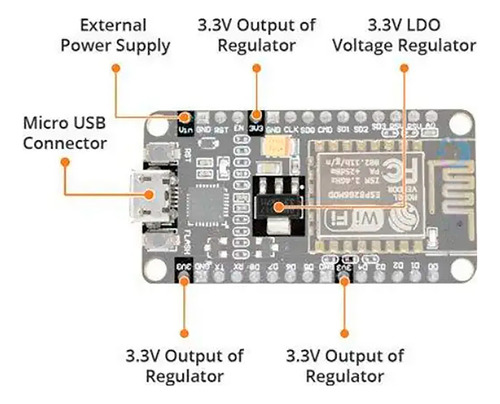 Módulo Wifi Esp8266 Lua Nodemcu Node Mcu