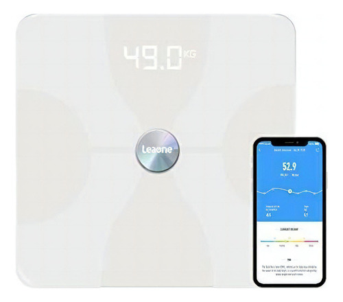 Leaone Bluetooth Body Fat Scale Usb Rechargeable Smart Digit