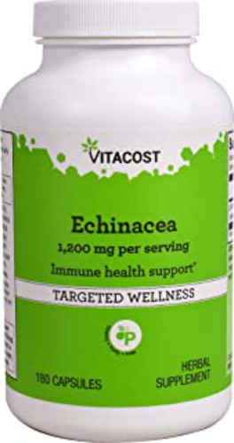 Vitacost Echinacea - 1200 Mg Por Porción - 180 Cápsulas