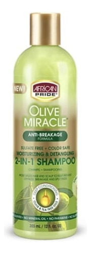 Shampoo 2 En 1 African Pride Olive Mira - mL a $239
