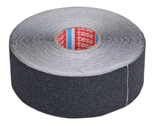 Imagen 2 de 6 de Cinta Antideslizante Tesa Negra - Rollo Ancho 50mm X 15 M.