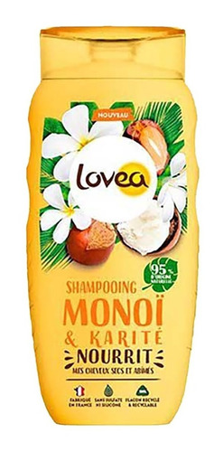 Shampoo Monoi & Karité Cabello Seco Y Dañado Lovea 250 Ml