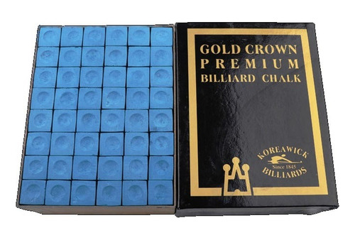 Caja De Tizas 144 Unidades, Gold Crown Premium Azul