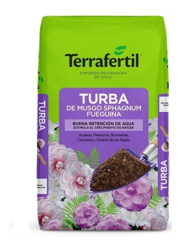 Turba Musgo Sphagnum 20lts Distribuidor Terrafertil Fact A B