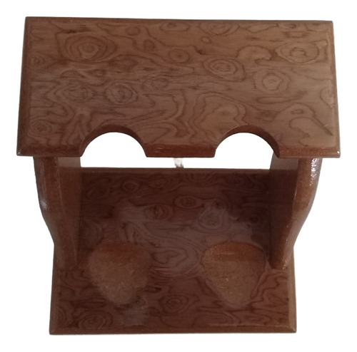 Porta Cachimbo Com Acabamento Pu Para 2 Cachimbos