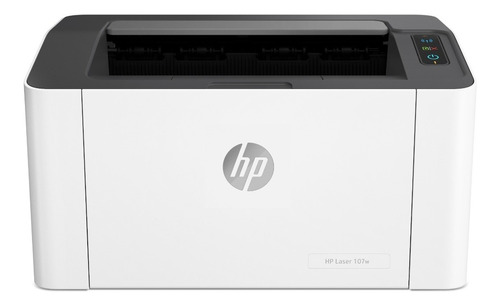 Impresora simple función HP Laser 107w con wifi gris y negra 220V - 240V 4ZB78A
