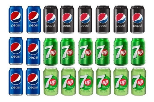 Pepsi Lata 354ml Linea Completa X24 Gaseosa Zetta Bebidas