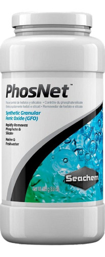 Phosnet Seachem 250g removedor de fosfato e silicato