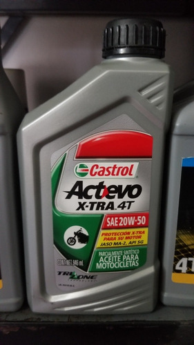 Aceite De Motor 4 Tiempos 20w50 Semisintetico Castrol 4t