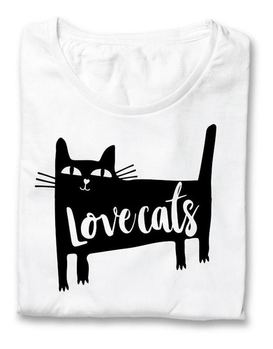 Remera De Mujer - Love Cats By Lea Correa