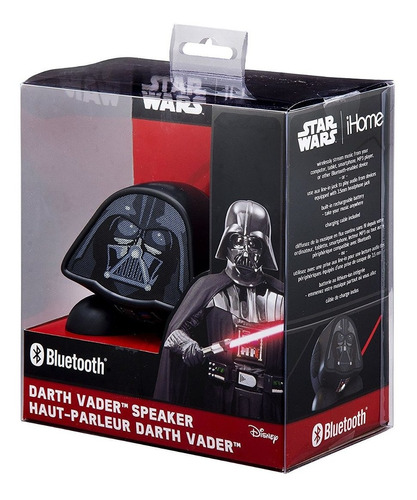 Bocina Portatil Recargable Bluetooth Darth Vader Star Wars