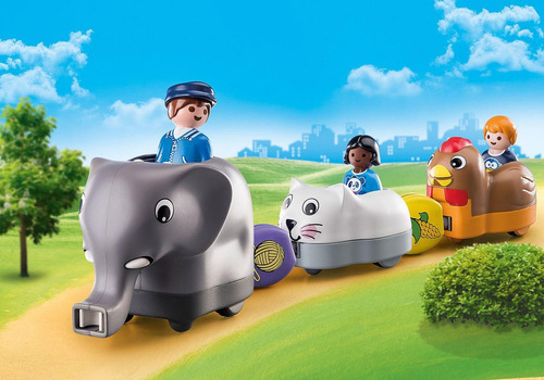 Playmobil 123: Tren De Animales 70405 Cantidad De Piezas 9