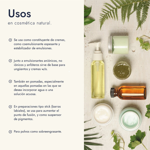 Alcohol Cetilico Emoliente Y Co Emulsionante 500g