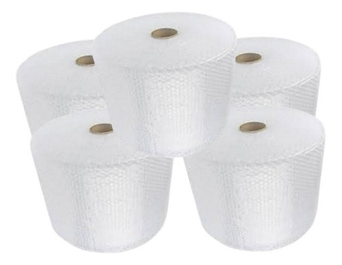 5 Rollos Papel Burbuja De 30cm X 50mts Burbuja Estandar