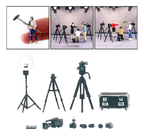 2 Unidades 1:64 Entrevista Fotografía Luces Engranaje