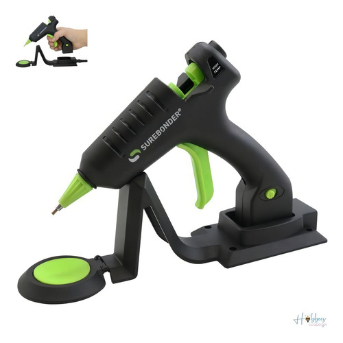 Pistola Silicón Inalámbrica Soporte Alta Temperatura Mesa