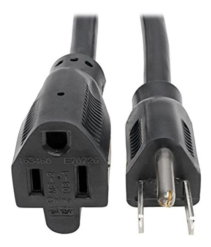 Cable Extensión De Alimentación Uso Pesado 15a, 14awg