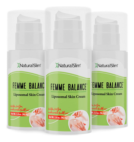 Naturalslim Femme Balance Cream Frank Suarez X 3 Und