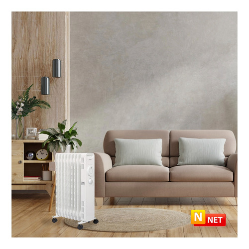 Radiador eléctrico James RA 2000 blanco 220V