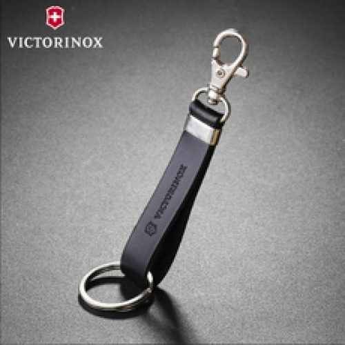 Llavero Cinturón Victorinox De Cuero Con Mosquetón Y Argolla