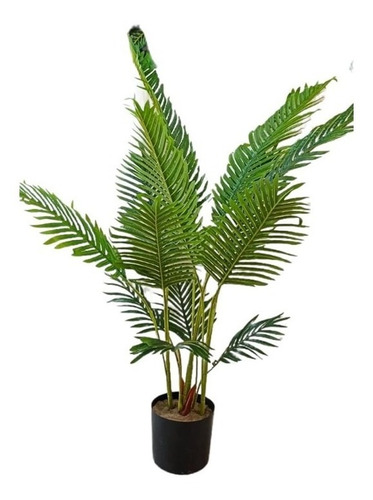 Arbusto Palmera Grande 120 Cm Frondosa Grande Decorativa