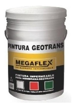 Pintura Para Membrana Geotrans 20 Litros Blanca Megaflex