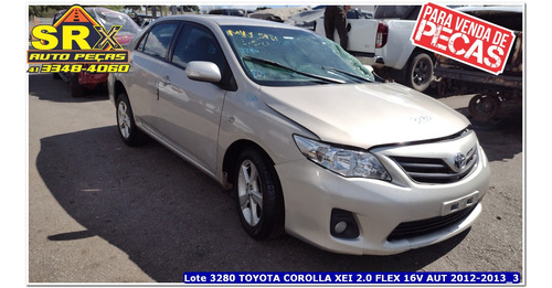 Sucata Toyota Corolla Xei 2.0 Flex 16v Aut 2013