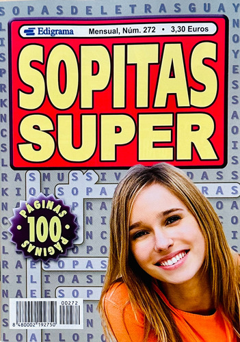 Sopas De Letras Sopitas Super  N° 272 - 100 Paginas