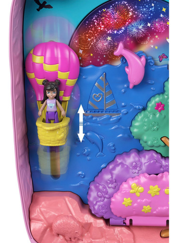 Set De Juego Polly Pocket Estuche Bolso Aventuras De Koala
