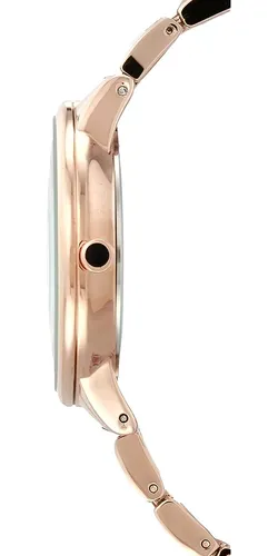 ~? Anne Klein Reloj Pulsera De Resina Para Mujer, Oro Rosa/m