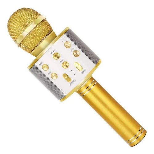 Microfono Karaoke Bluetooth -altavoz Ws 858 Infantil 