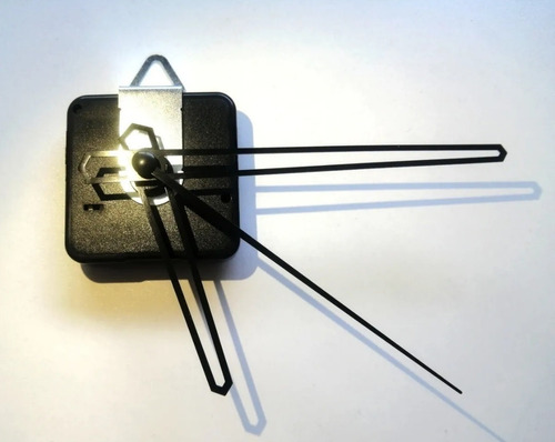 Imagen 3 de 10 de Set X5 Mecanismos Silenciosos 16mm Reloj Pared Gancho Agujas