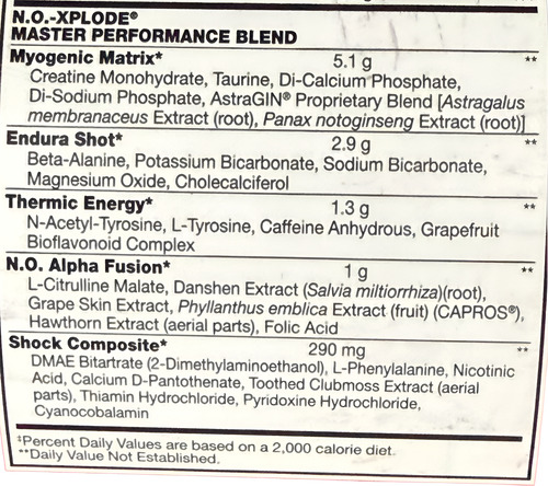 Pré Treino N.o. Xplode 30 Doses Bsn -blue Razz - Eua Blue Razz