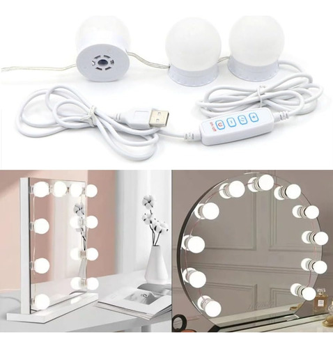 Luces Led De Tocador Para Espejo, Luces De Tocador Estilo Ho