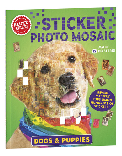 Sticker Photo Mosaic Dogs & Puppies, De Editors Of Klutz. Editorial Klutz En Inglés, 2024