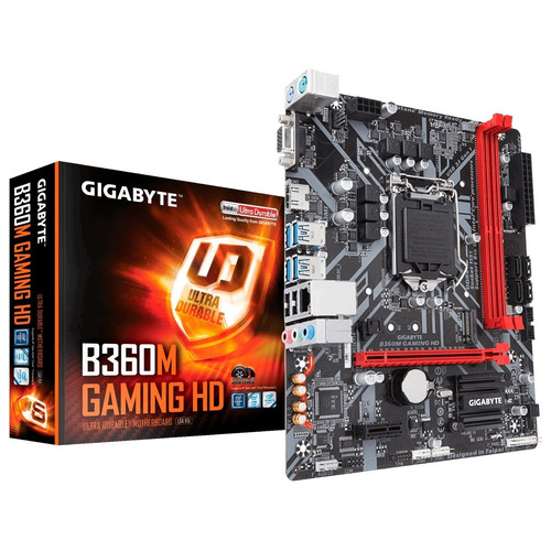 Placa Mãe B360m Gaming Hd Gigabyte 32gb Ddr4 Lga1151