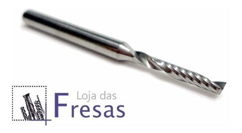 Fresa Topo 1 Corte 3.175mm X 2mm X 6mm Acrilico - Mdf - Cnc