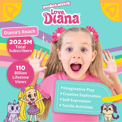 Set De Maquillaje Diana Y Roma Para Niñas 20 Accesorios