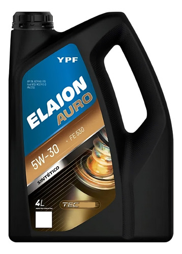 Aceite Ypf Elaion Auro 5w-30 Fe530 Sintético 4lts