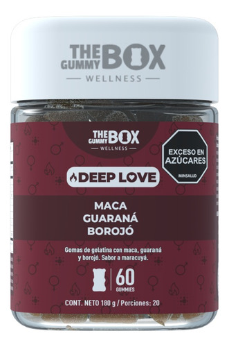 The Gummy Box Deep Love Maca+ Guaraná + Borojo