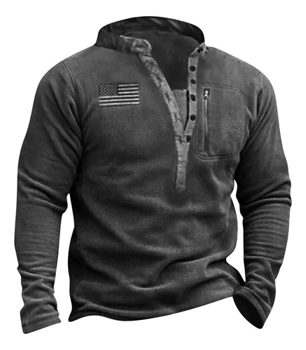 Blusas Masculinas Staple Button Fleece Com Capuz, Pulôver So