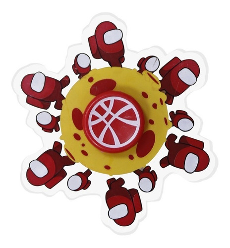 Spinner Giratorio Anti Estres Con Diseño Animado X3