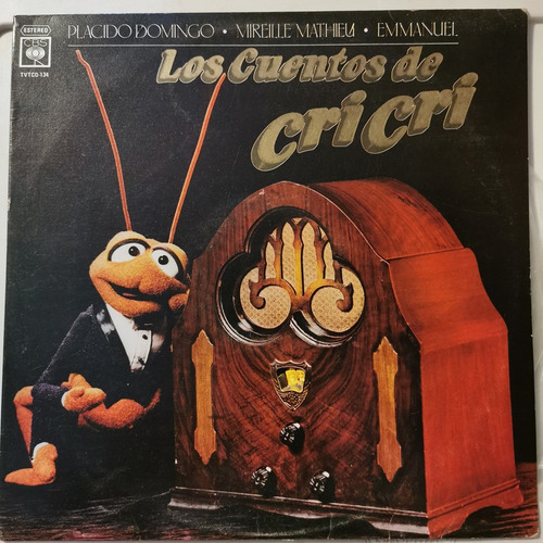 Disco Lp: Placido Domingo- Cri Cri Los Cuentos,n