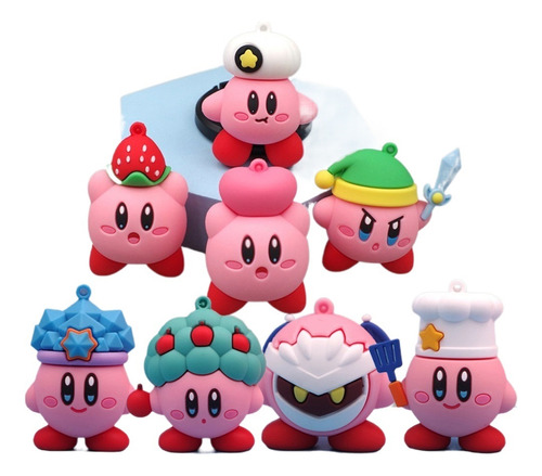 Figuras De Acción De Kirby Waddle Dee Doo #8pcs