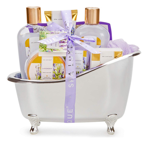 Spa Luxetique - Cesta Lujosa De Regalo De Spa Con Fragancia