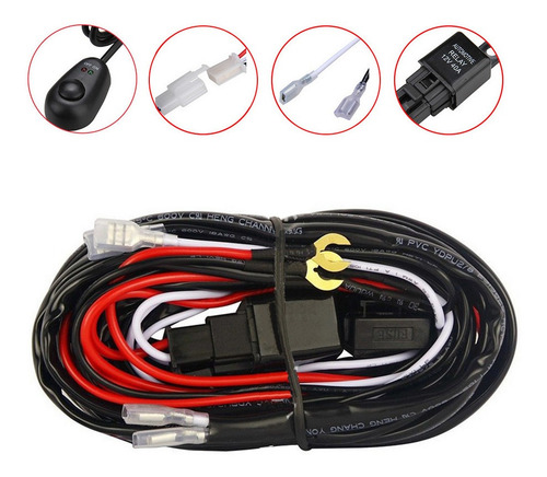 Kit De Arnés De Cableado Relé Para Arnés De Fusibles De 12 V