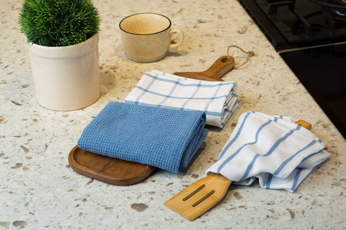 Juego De Toallas De Cocina Lane Linen, Paquete De 6 Paños De