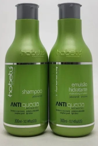 Kit Tratamento Anti Queda Hobety (shampoo + Emulsão 300 Ml)