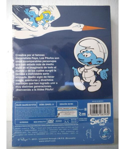 Imagen 2 de 2 de Los Pitufos Primera Temporada Dvd 4 Discos 26 Episodios