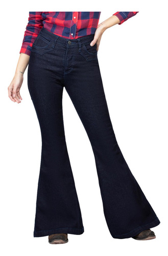 Pantalón Jeans Vaquero Trumpet Flare Wrangler Dama 868